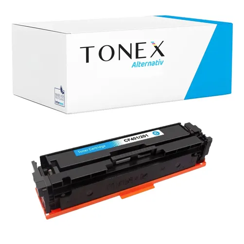 TONEREXPERT Premium Kompatibel für HP 201A / CF401A Tonerkartusche Cyan bis zu 2300 Seiten