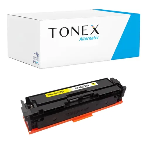 TONEX alternativ für HP 201A / CF402A Toner Gelb bis zu 2300 Seiten