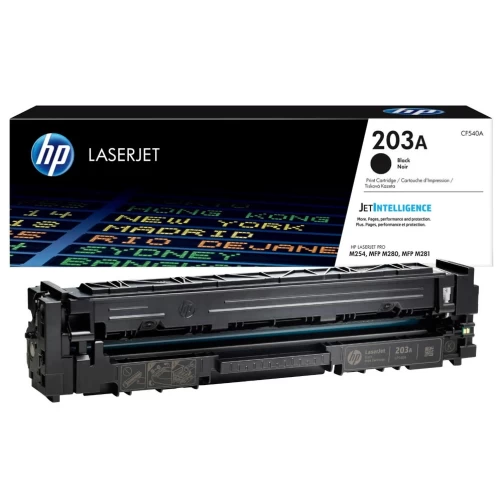 Original HP 203A / CF540A Toner Schwarz bis zu 1400 Seiten