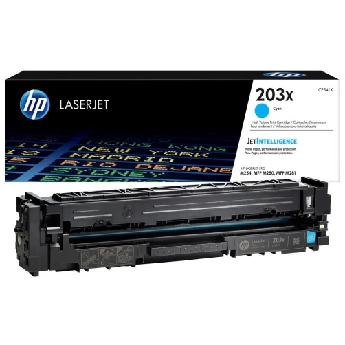 HP Original 203X / CF541X Tonerkartusche Cyan bis zu 2500 Seiten