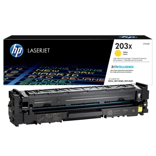 Original HP 203X / CF542X Toner Gelb bis zu 2500 Seiten