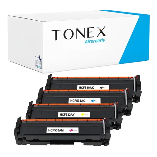 TONEREXPERT Premium Kompatibel für HP 205A / CF530-533A Tonerkartusche Multicolor Spar-Set