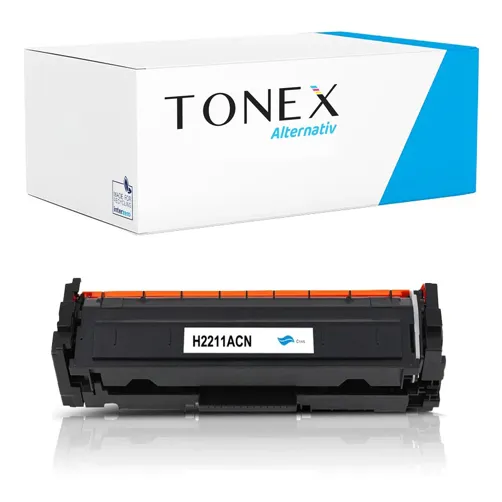 TONEREXPERT Premium Kompatibel für HP 207A / W2211A Tonerkartusche Cyan bis zu 1250 Seiten