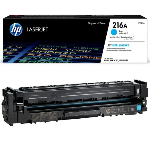 HP Original 216A / W2411A Tonerkartusche Cyan bis zu 850 Seiten