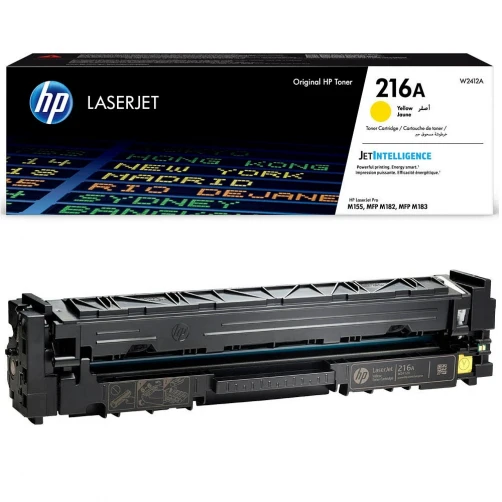 HP Original 216A / W2412A Tonerkartusche Gelb bis zu 850 Seiten