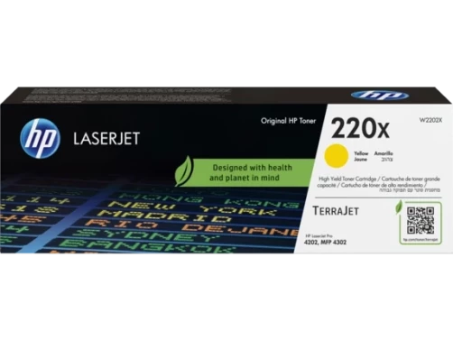 Original HP W2202X / 220X Toner Gelb bis zu 5500 Seiten