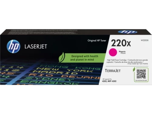 Original HP W2203X / 220X Toner Magenta bis zu 5500 Seiten