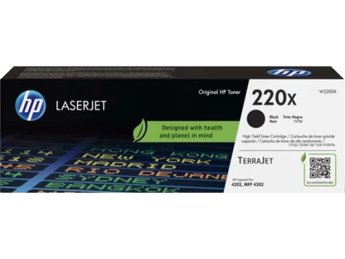 Original HP W2200X / 220X Toner Schwarz bis zu 7500 Seiten