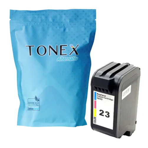 TONEX alternativ für HP 23 / C1823DE Tinte Color bis zu 690 Seiten 48ml Tri-Color