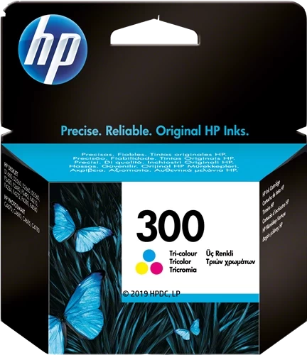 HP Original 300 / CC643EE Tintenpatrone Cyan Magenta Gelb Color bis zu 165 Seiten