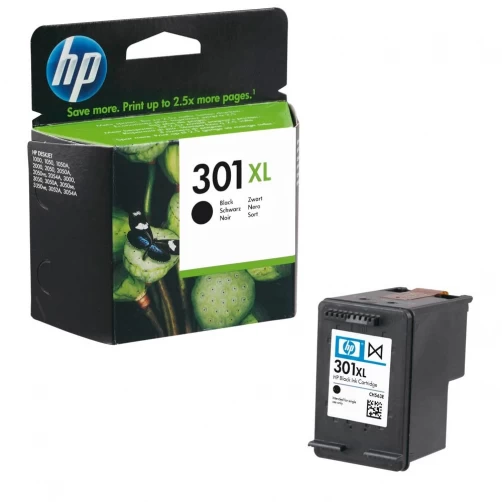 HP Original 301XL / CH563EE Tintenpatrone Schwarz bis zu 480 Seiten 8ml