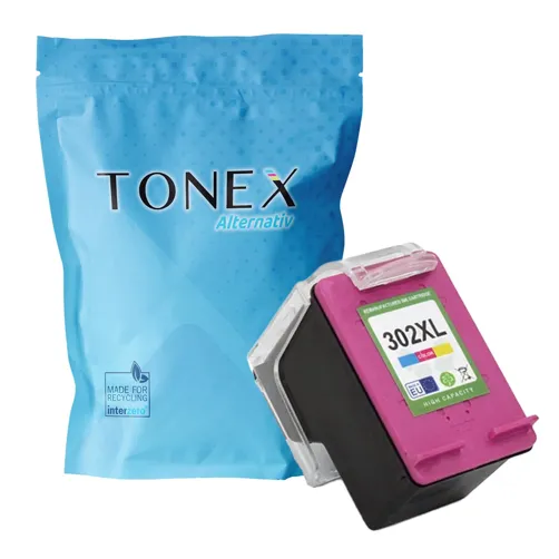 TONEREXPERT Premium Kompatibel für HP 302XL / F6U67AE Tintenpatrone Color bis zu 390 Seiten 18ml