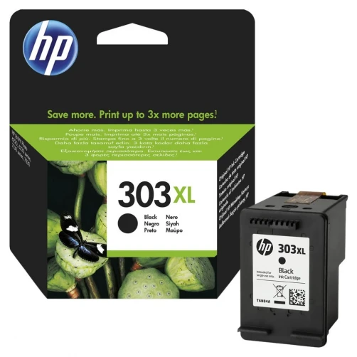 Original HP 303XL / T6N04AE Tinte Schwarz bis zu 600 Seiten 12ml