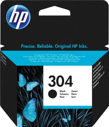 Original HP 304 Tinte Schwarz bis zu 220 Seiten