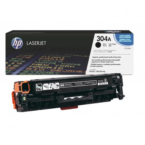 Original HP 304A / CC530A Toner Schwarz bis zu 3500 Seiten