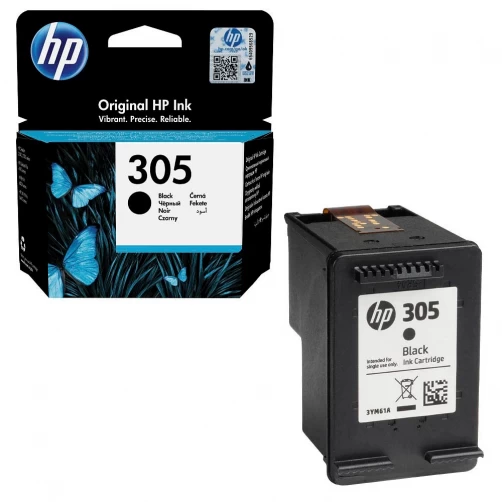 HP Original 305 / 3YM61AE Tintenpatrone Schwarz bis zu 120 Seiten