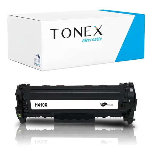 TONEREXPERT Premium Kompatibel für HP 305X / CE410X Tonerkartusche Schwarz bis zu 3500 Seiten