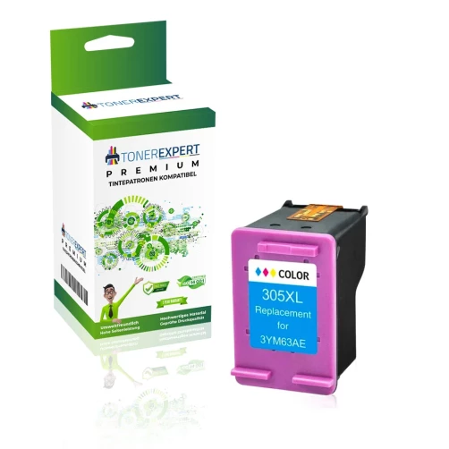 TONEREXPERT Premium Kompatibel für HP 305XL / 3YM63AE Tintenpatrone Color bis zu 400 Seiten