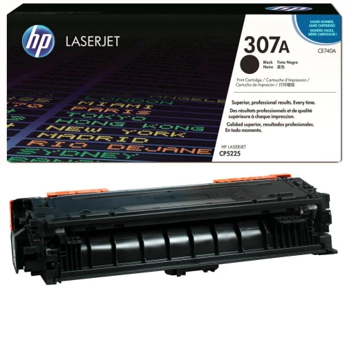 Original HP 307A / CE740A Toner Schwarz bis zu 7000 Seiten