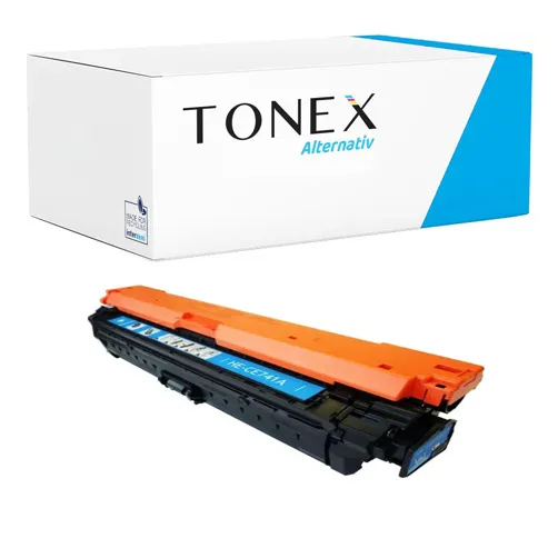 TONEREXPERT Premium Kompatibel für HP 307A / CE741A Tonerkartusche Cyan bis zu 7300 Seiten