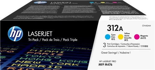 HP Original 312A / CF440AM Tonerkartusche Cyan Magenta Gelb Tri-Color