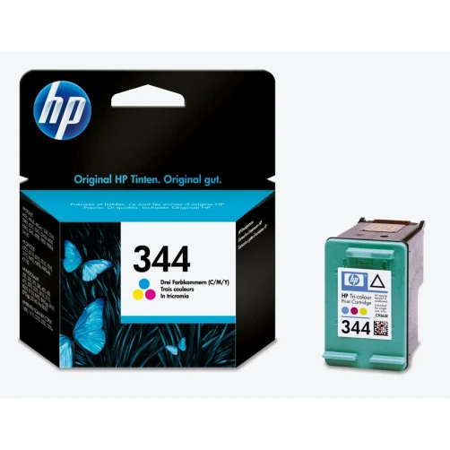 HP Original 344 / C9363EE Tintenpatrone Cyan Magenta Gelb Color bis zu 560 Seiten 14ml