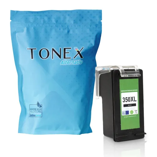 TONEREXPERT Premium Kompatibel für HP 350XL / CB335EE Tintenpatrone Schwarz bis zu 1000 Seiten