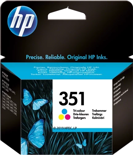 HP Original 351 / HP351CL Tintenpatrone Color bis zu 170 Seiten