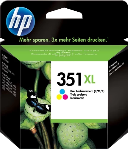 HP Original 351XL Tintenpatrone Color bis zu 580 Seiten