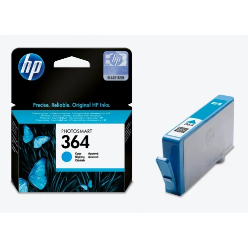 HP Original 364 / CB318EE Tintenpatrone Cyan bis zu 300 Seiten 3ml