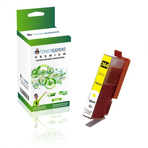 TONEREXPERT Premium Kompatibel für HP 364XL Yellow Tintenpatrone