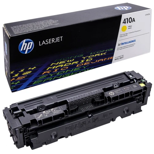 HP Original 410A / CF412A Tonerkartusche Gelb bis zu 2300 Seiten