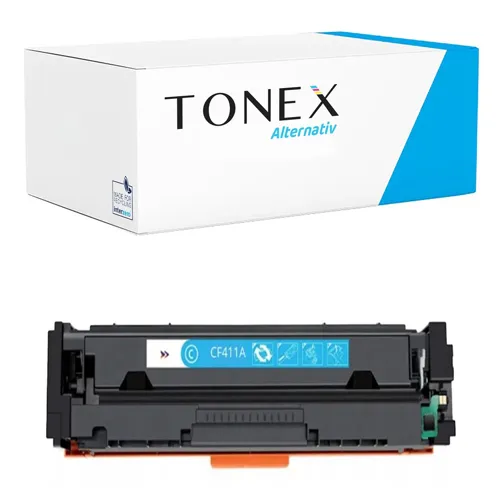 TONEREXPERT Premium Kompatibel für HP 410A / CF411A Tonerkartusche Cyan bis zu 2300 Seiten