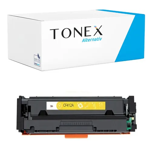 TONEREXPERT Premium Kompatibel für HP 410A / CF412A Tonerkartusche Gelb bis zu 2300 Seiten