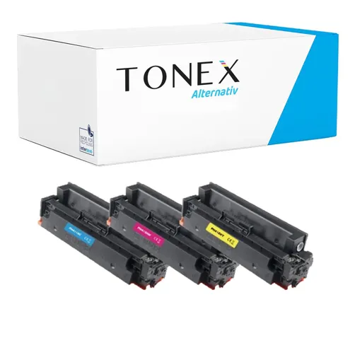 TONEREXPERT Premium Kompatibel für HP 410X Tonerkartusche Cyan Magenta Gelb