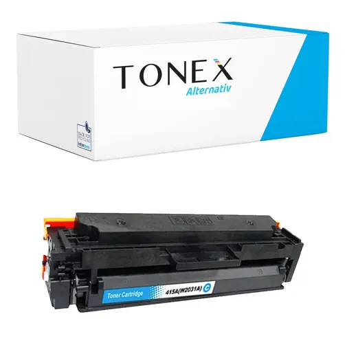 TONEREXPERT Premium Kompatibel für HP 415A / W2031A Tonerkartusche Cyan bis zu 2100 Seiten