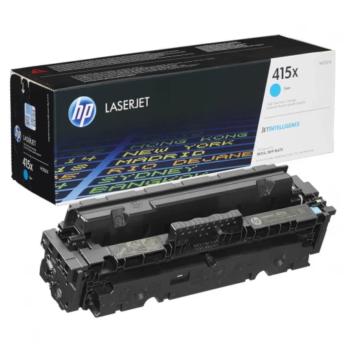 HP Original 415X / W2031X Tonerkartusche Cyan bis zu 6000 Seiten