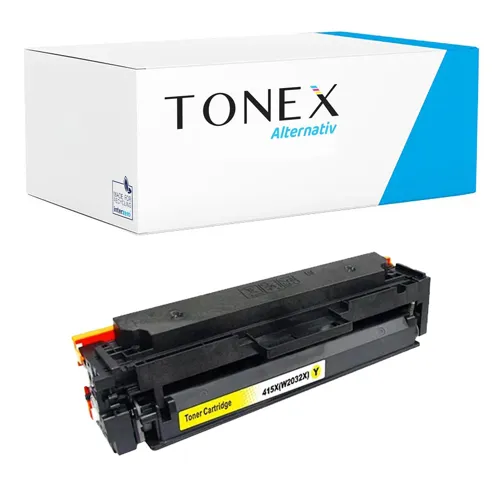 TONEX alternativ für HP 415X / W2032X Toner Gelb bis zu 6000 Seiten