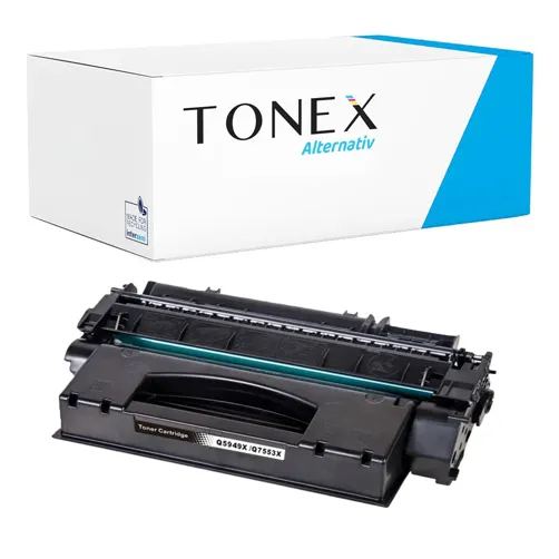 TONEX alternativ für HP 49X / Q5949X Toner Schwarz bis zu 7000 Seiten