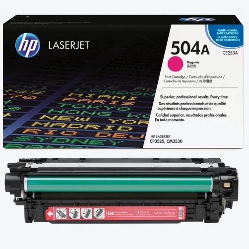 HP Original 504A / CE253A Tonerkartusche Magenta bis zu 7000 Seiten