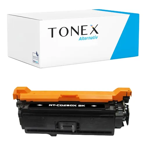 TONEX alternativ für HP 504X / CE250X Toner Schwarz bis zu 10500 Seiten
