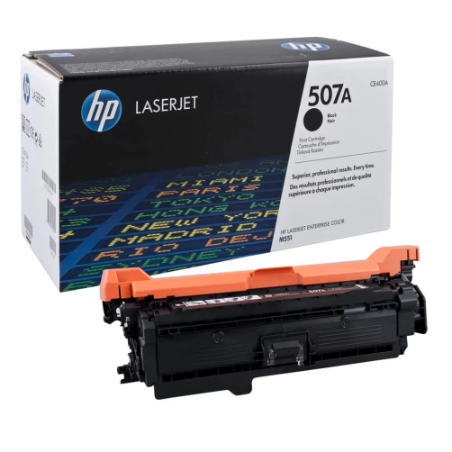 Original HP 507A / CE400A Toner Schwarz bis zu 5500 Seiten