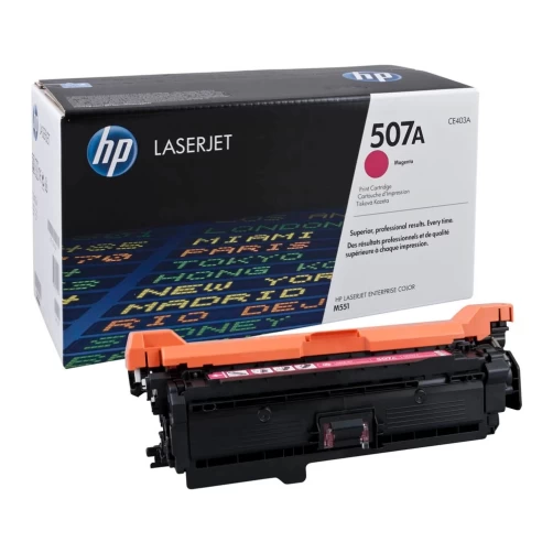 HP Original 507A / CE403A Tonerkartusche Magenta bis zu 6000 Seiten