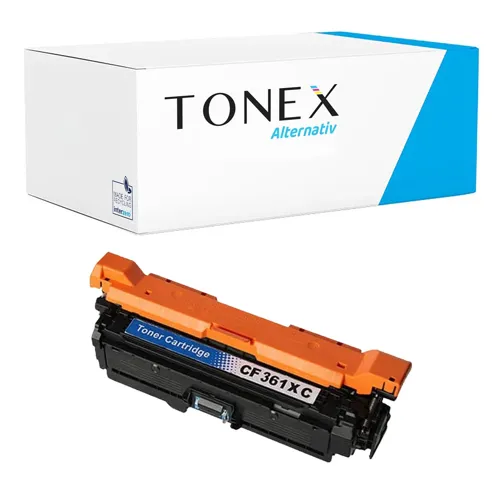 TONEREXPERT Premium Kompatibel für HP 508X / CF361X Tonerkartusche Cyan bis zu 9500 Seiten