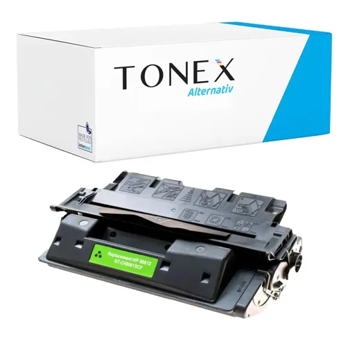 TONEREXPERT Premium Kompatibel für HP 61X / C8061X Tonerkartusche Schwarz bis zu 10000 Seiten