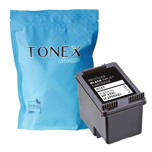 TONEX alternativ für HP 62XL / C2P05AE Tinte Schwarz bis zu 700 Seiten 12ml
