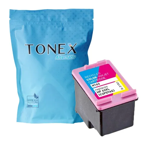 TONEX alternativ für HP 62XL / C2P07AE Tinte Color bis zu 550 Seiten 12ml Tri-Color