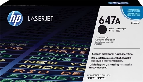 Original HP 647A / CE260A Toner Schwarz bis zu 8500 Seiten