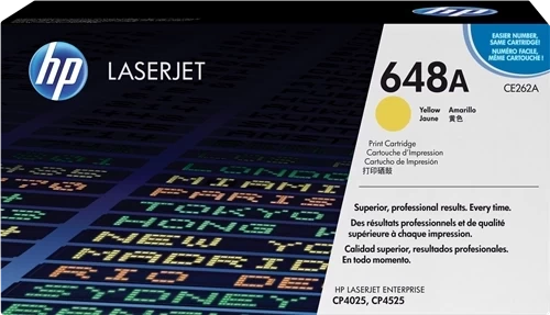 Original HP 648A / CE262A Toner Gelb bis zu 11000 Seiten