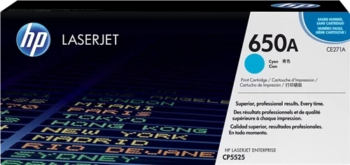 Original HP 650A / CE271A Toner Cyan bis zu 15000 Seiten